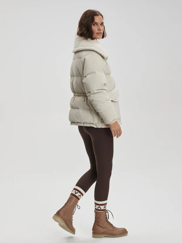 Elegant Women White Wind breaker Jacket