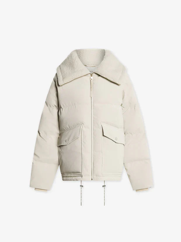 Elegant Women White Wind breaker Jacket