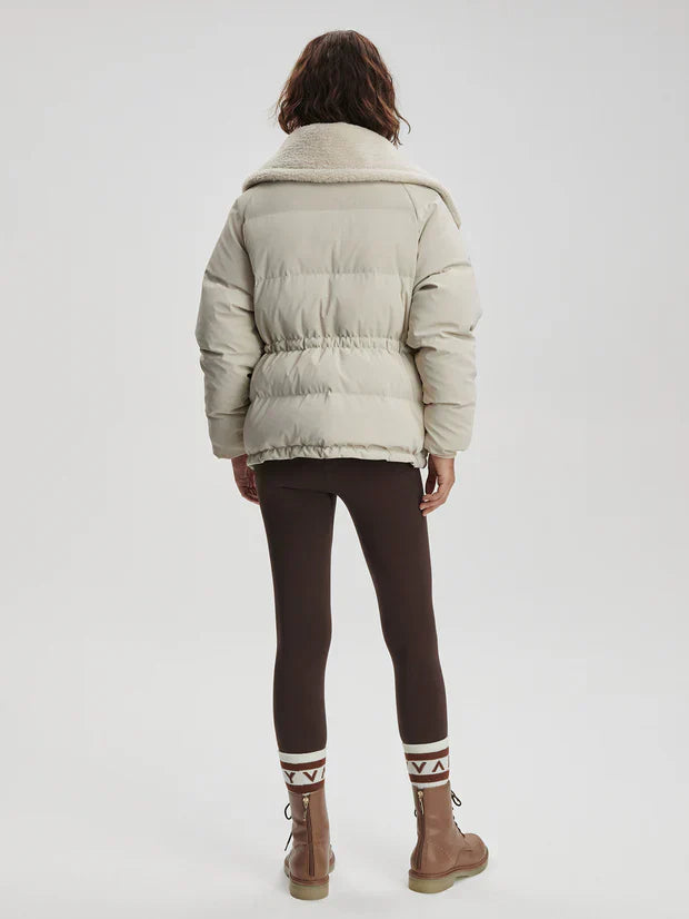 Elegant Women White Wind breaker Jacket