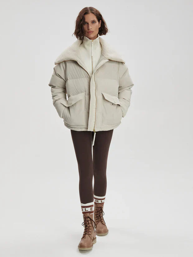 Elegant Women White Wind breaker Jacket
